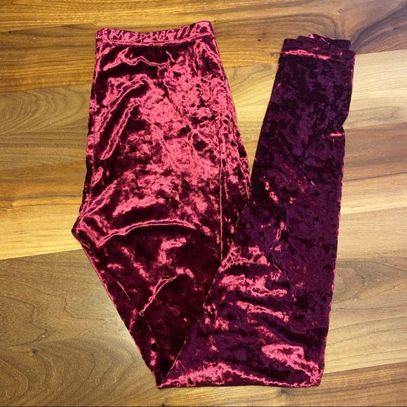 BDG Crushed Velvet Leggings - Picture 5 of 5